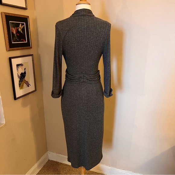 Black Halo | Herringbone Dress - Picture 2 of 4